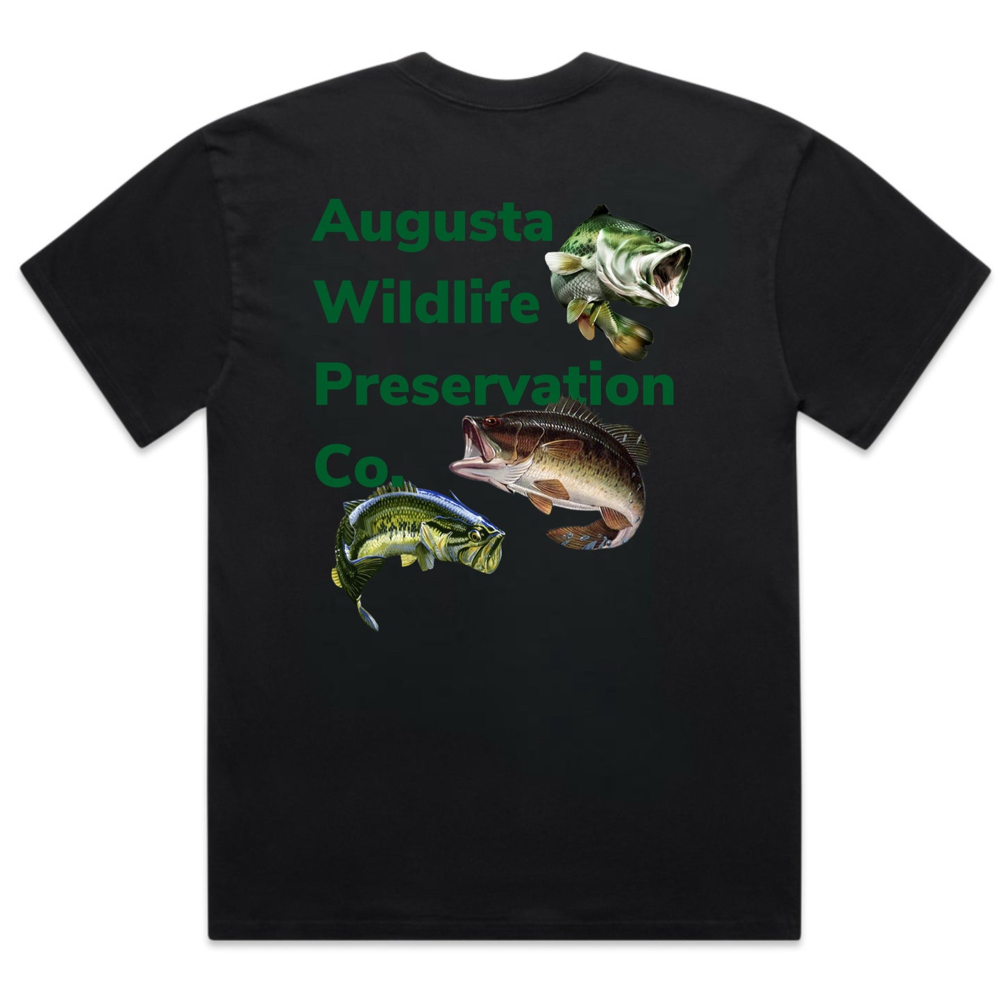 AUGUSTA BASS SHIRT -BLACK/WHITE/MULTI
