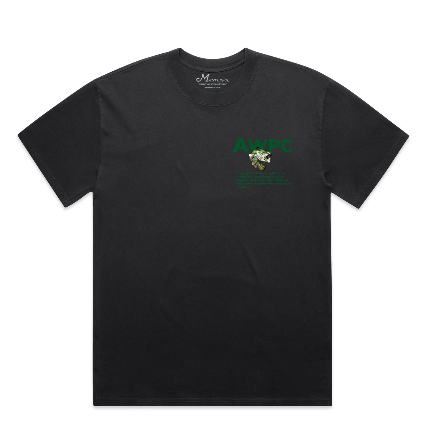 AUGUSTA BASS SHIRT -BLACK/WHITE/MULTI
