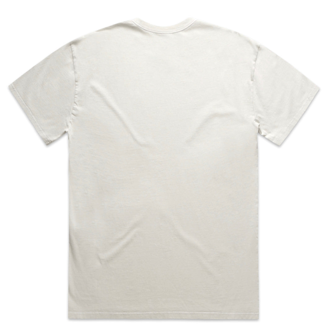 TIGER REIMAGINED VINTAGE TEE - SAIL/RED