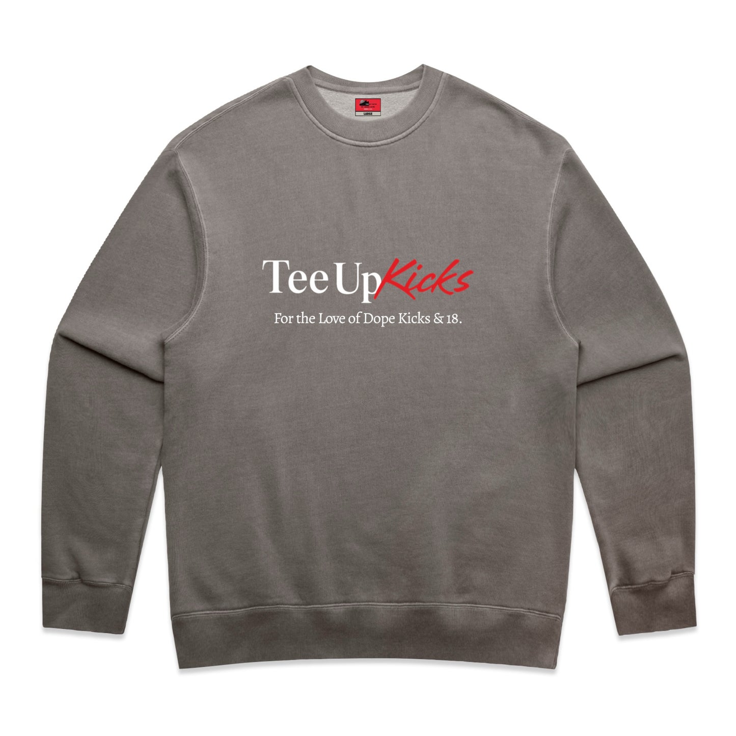 THANK GOD FOR GOLF CREW - VINTAGE GREY/WHITE/RED