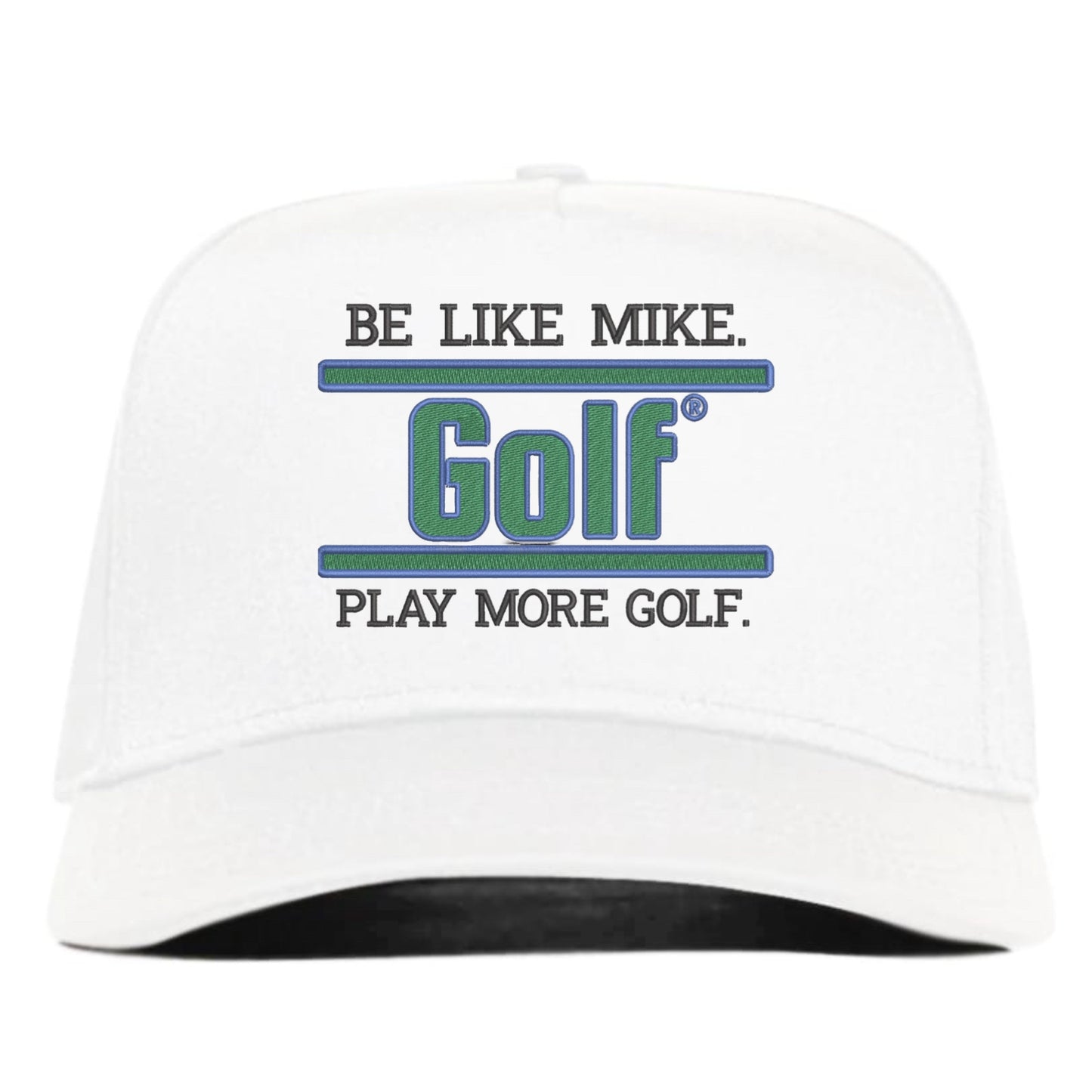 RETRO BE LIKE MIKE SNAPBACK HAT- WHITE/BERMUDA/ROYAL