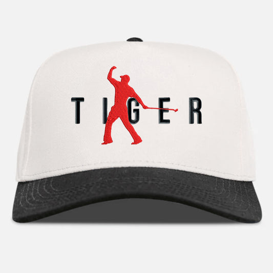 VINTAGE TIGER REIMAGINED SNAPBACK HAT - WHITE/BLACK/RED
