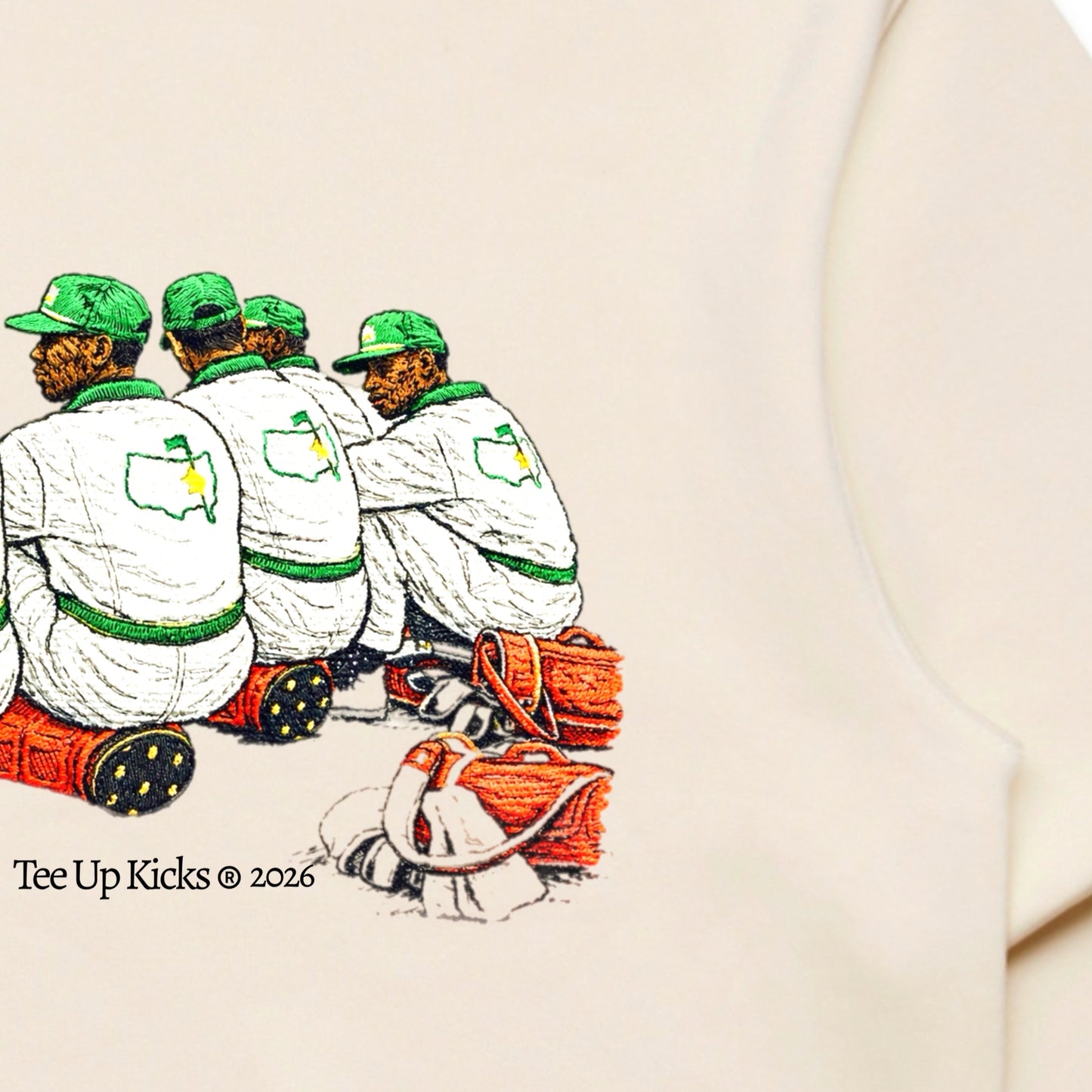 LEGENDS OF AUGUSTA CREW- CREAM/MULTI