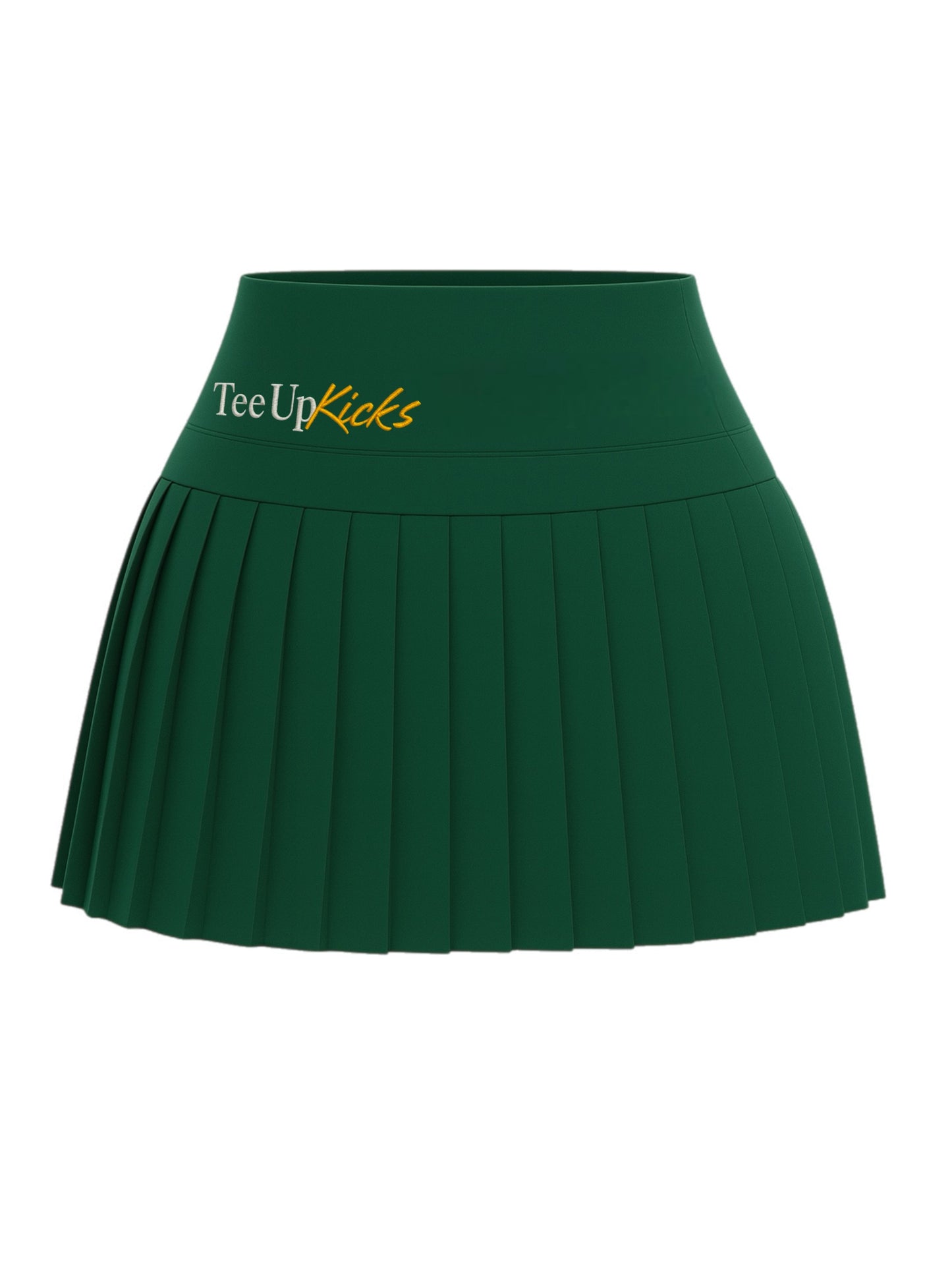 TOUR SKORT - PINE GREEN/WHITE/YELLOW