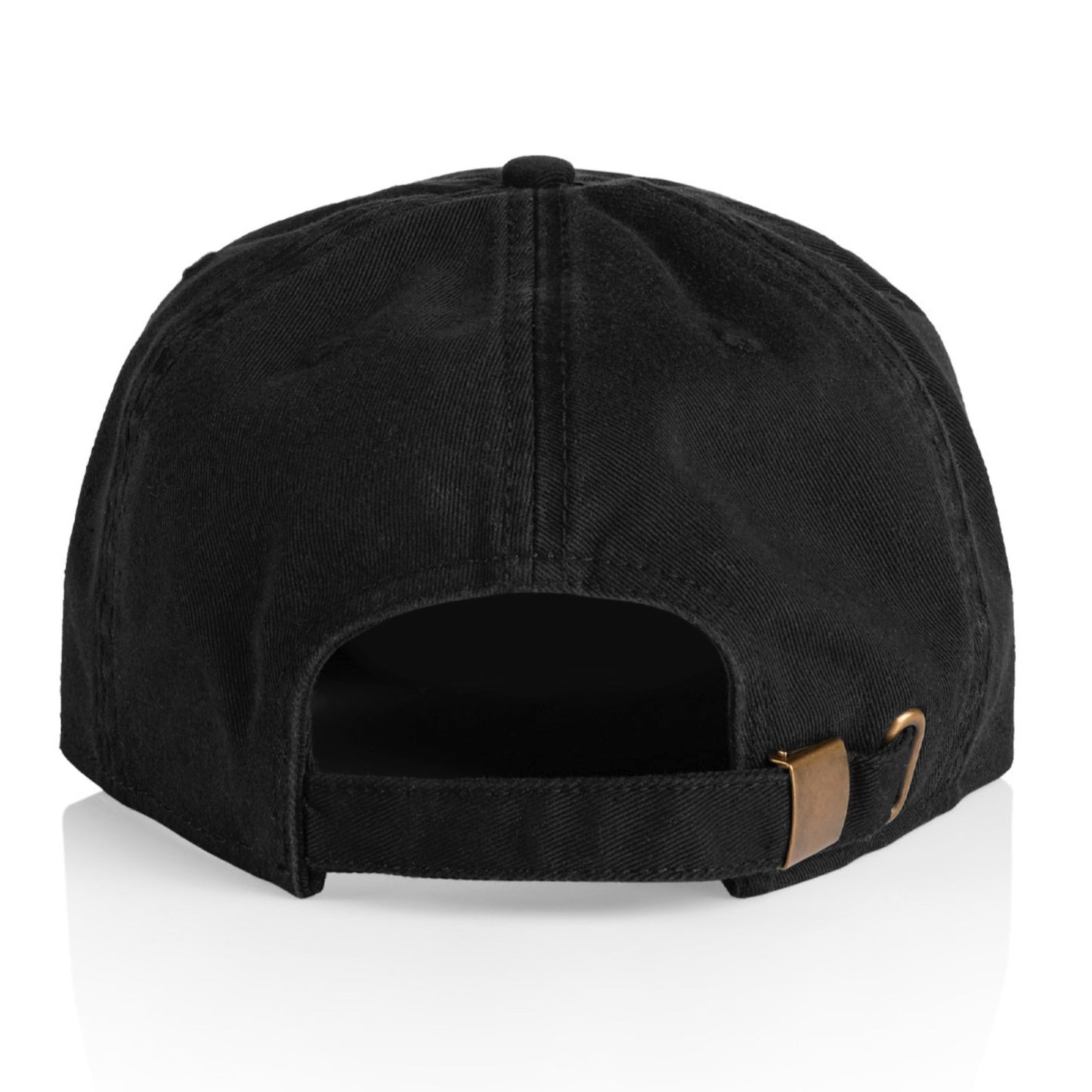 TW YING YAN UNSTRUCTURED 6-PANEL HAT - BLACK