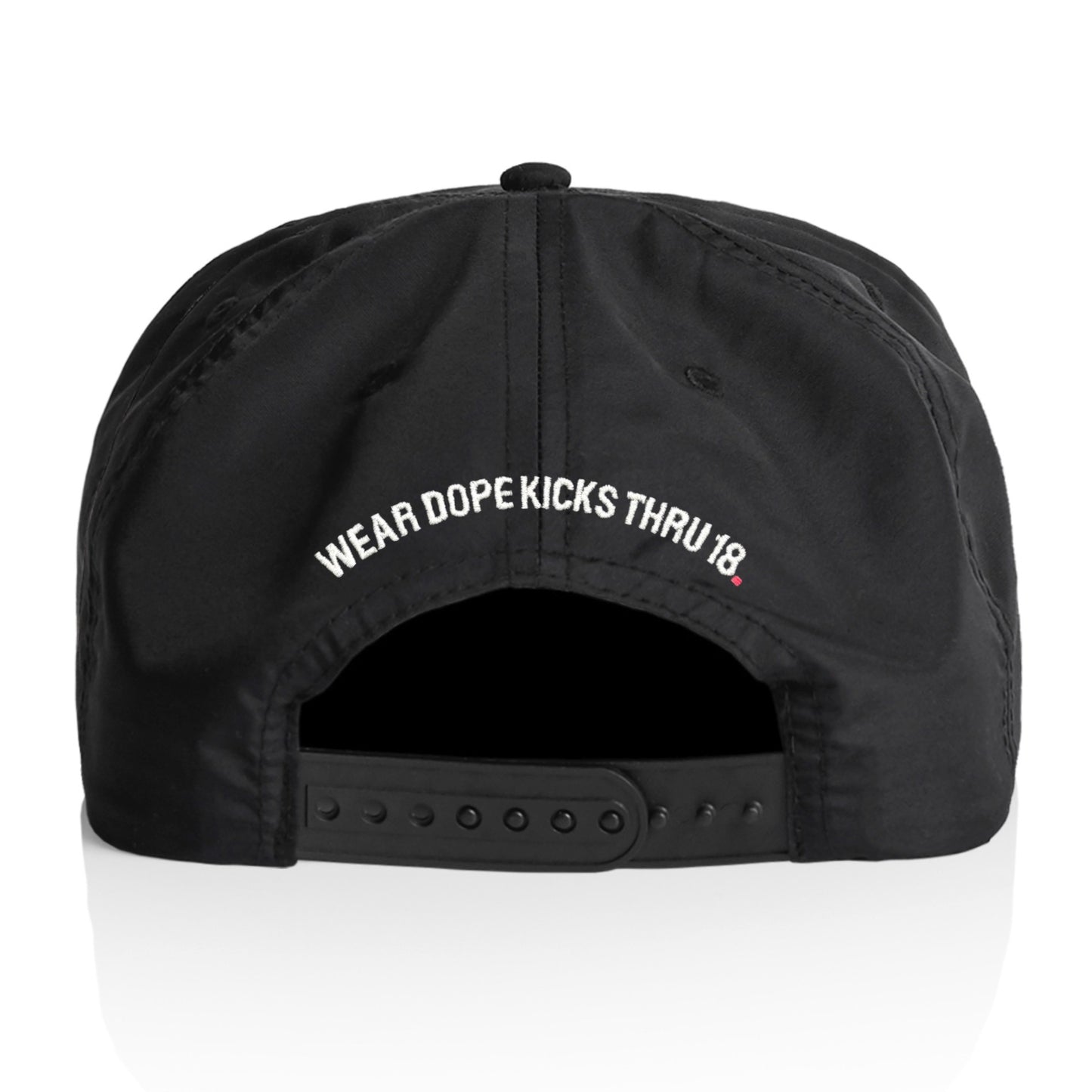 QUICK DRY NYLON TOUR ISSUE HAT - BLACK/WHITE/RED