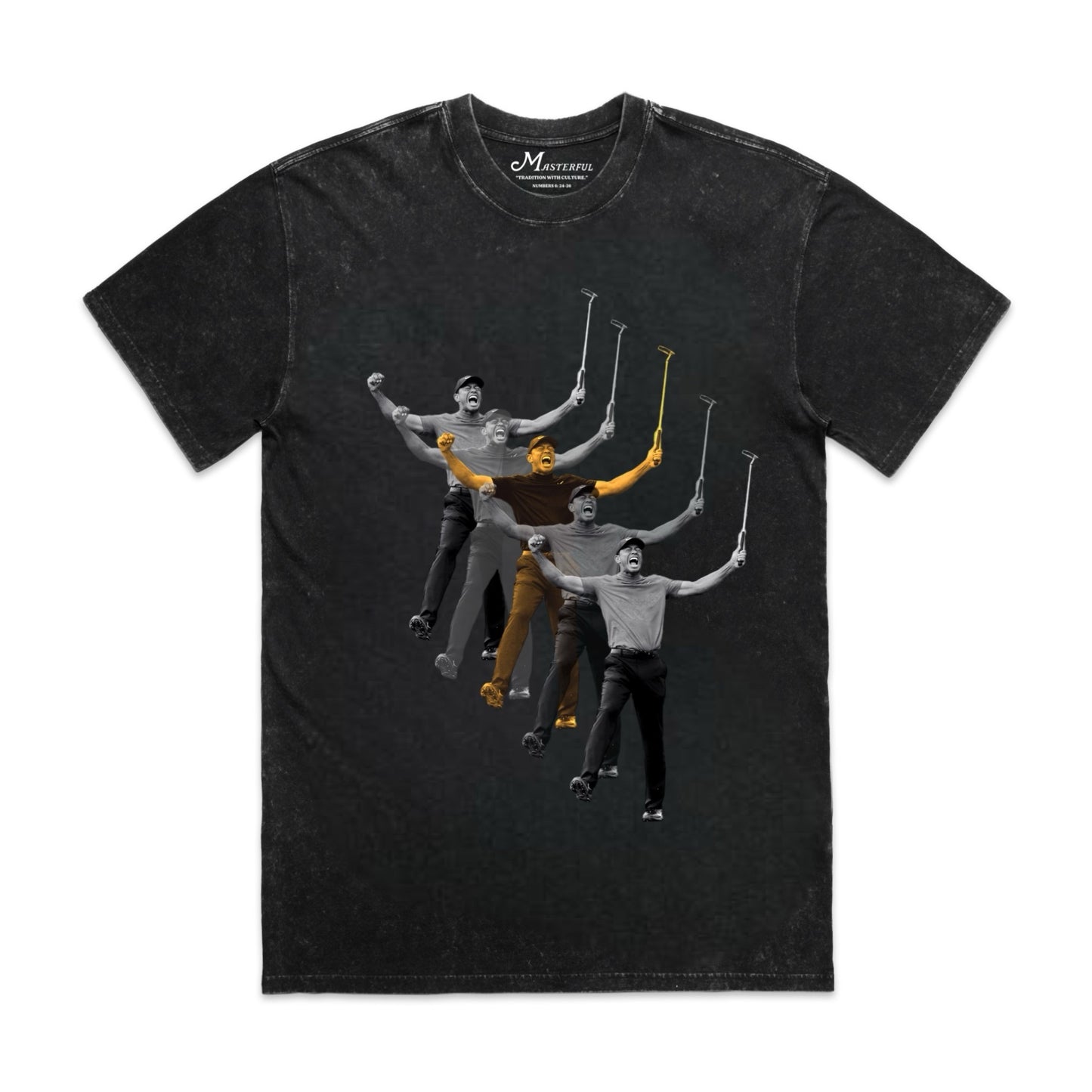 ROAR IN THE GOLDEN HOUR SHORT SLEEVE SHIRT - STONE WASH/GOLD