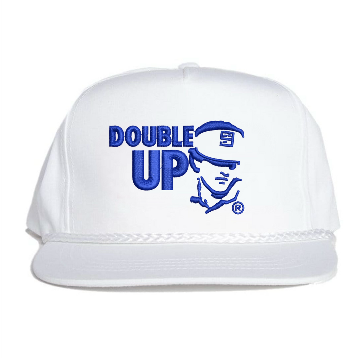 'DOUBLE UP" SEVE IMEPERIAL TOUR VISOR - WHITE/ROYAL BLUE