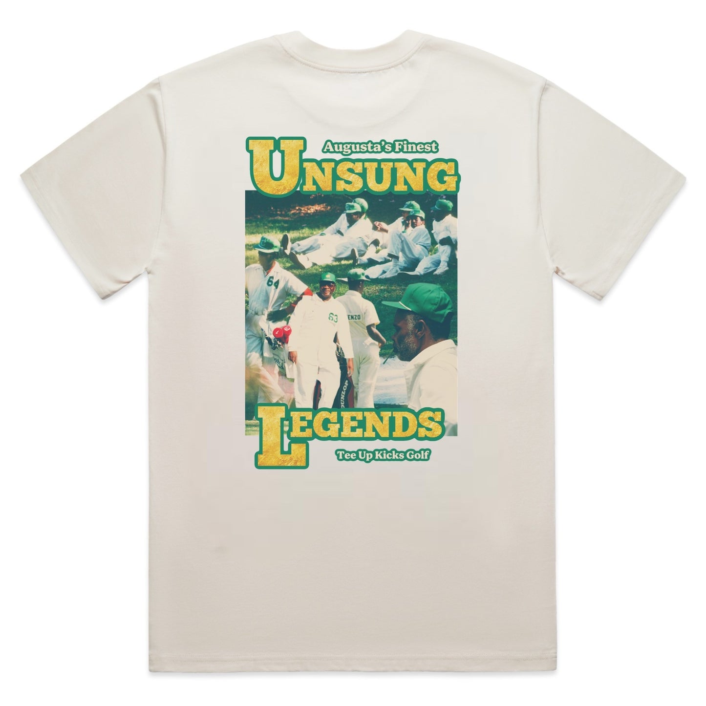 UNSUNG LEGENDS ALTERNATE SHIRT- BONE/GREEN/GOLD