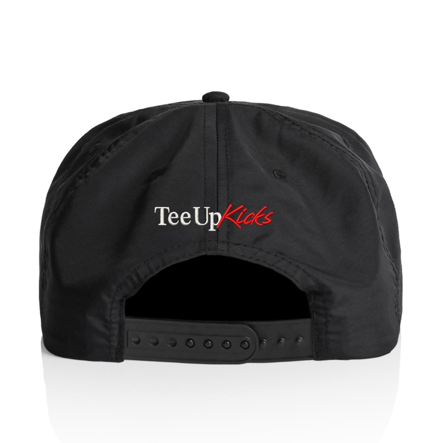 WEAR DOPE KICKS THRU 18 HAT - BLACK/WHITE/RED