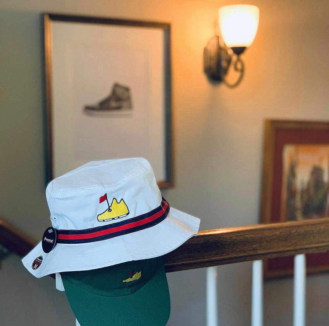 *LIMITED* THE PAPA JAMES BUCKET - WHITE/RED/NAVY (2021)