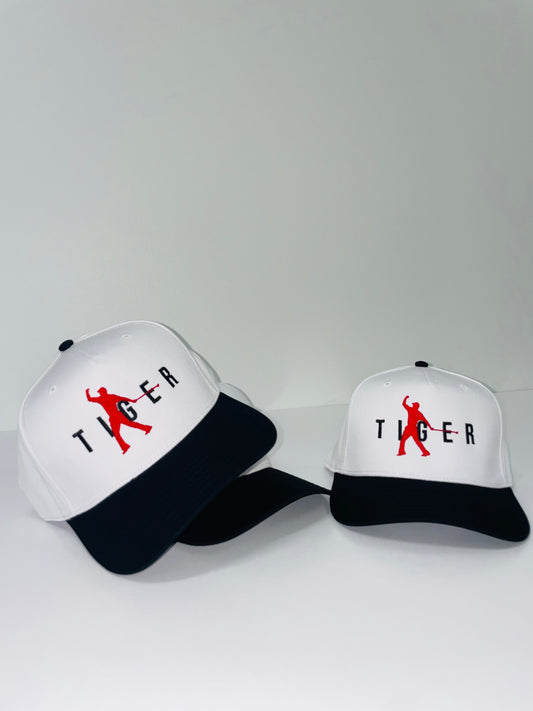VINTAGE TIGER REIMAGINED SNAPBACK HAT - WHITE/BLACK/RED