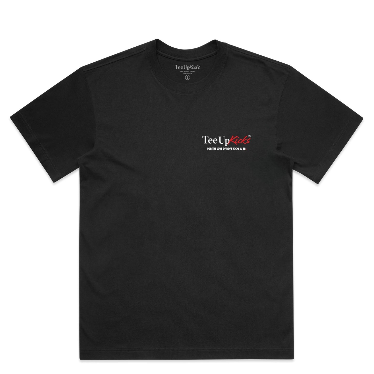 THE BEST GOLF SHOE EVER SHIRT - BLACK/SPORT RED/CANARY