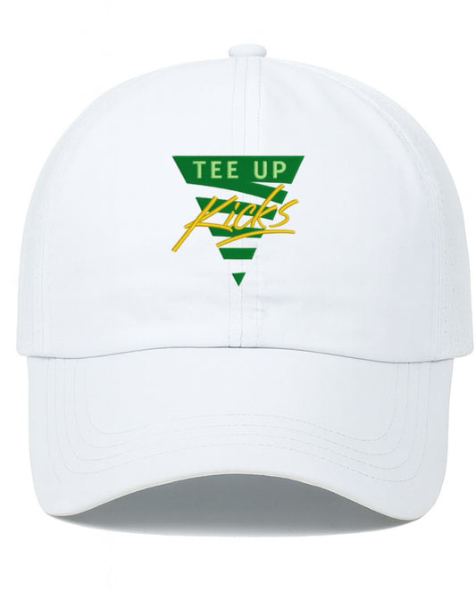 TOUR PONYTAIL HAT - WHITE/GREEN/YELLOW
