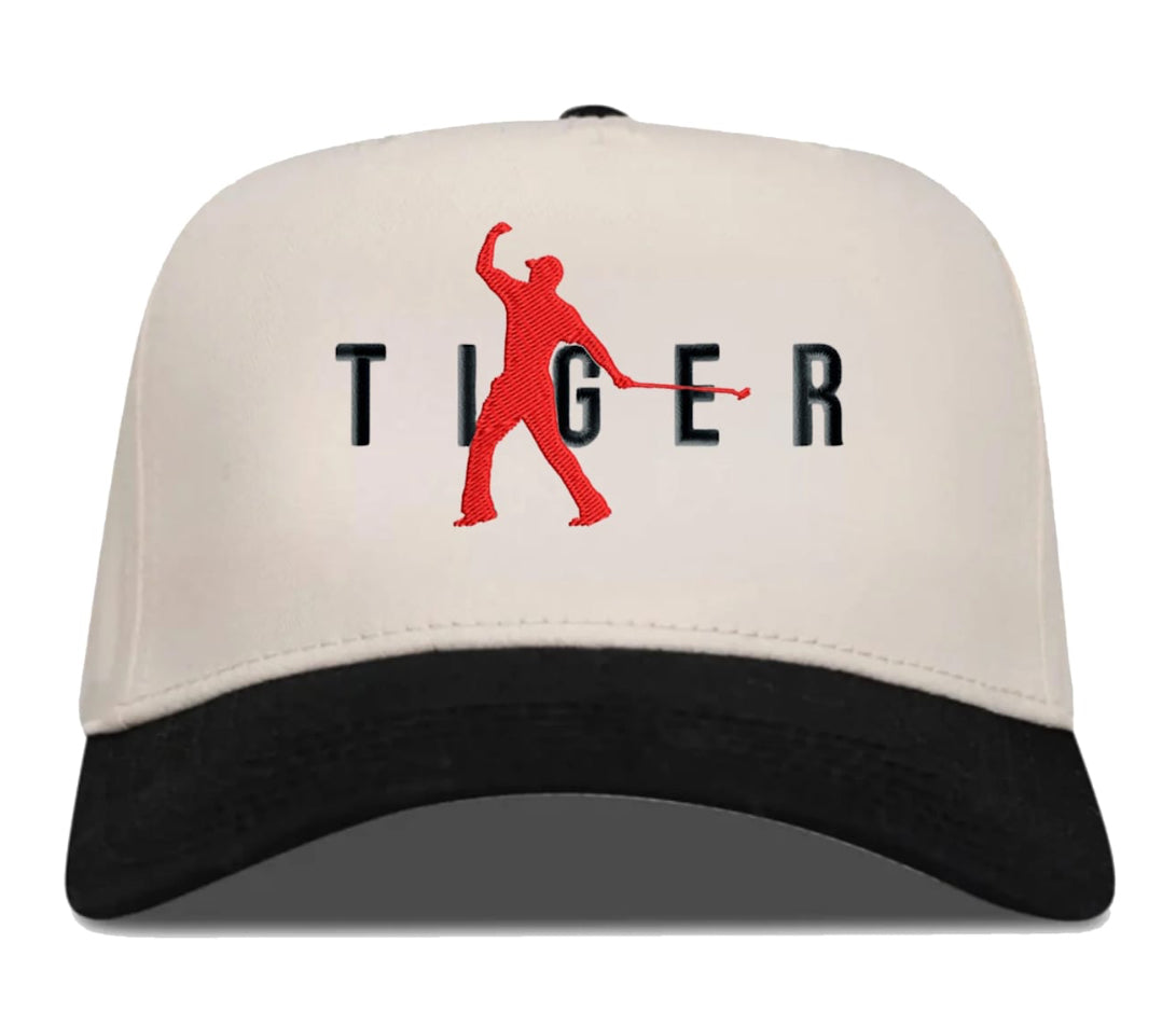VINTAGE TIGER REIMAGINED SNAPBACK HAT - CREAM/BLACK/RED