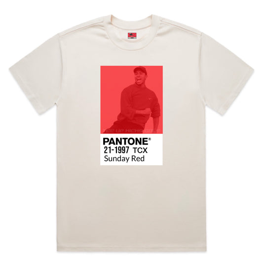 PANTONE “SUNDAY RED” SHIRT - BONE