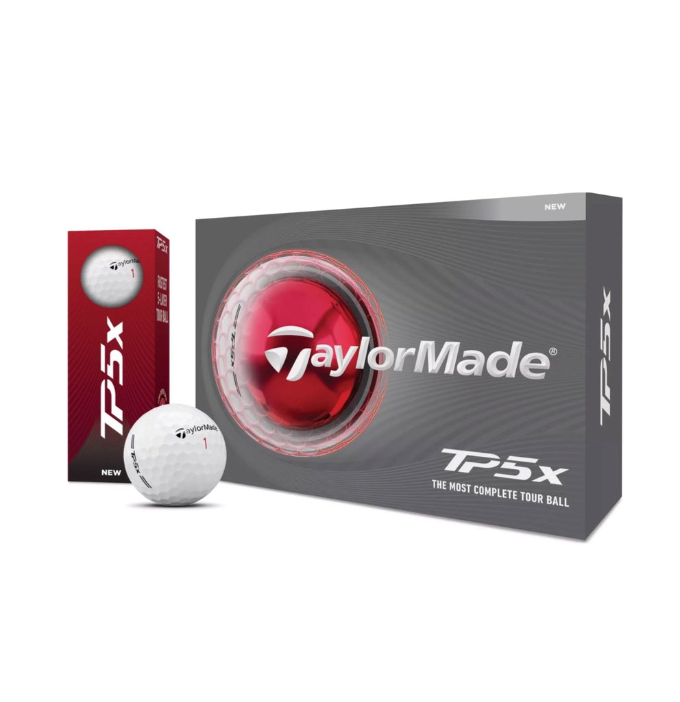 TEE UP KICKS X TAYLORMADE "i need more golf & shoes" TP5 X GOLF BALLS [1-DOZEN]