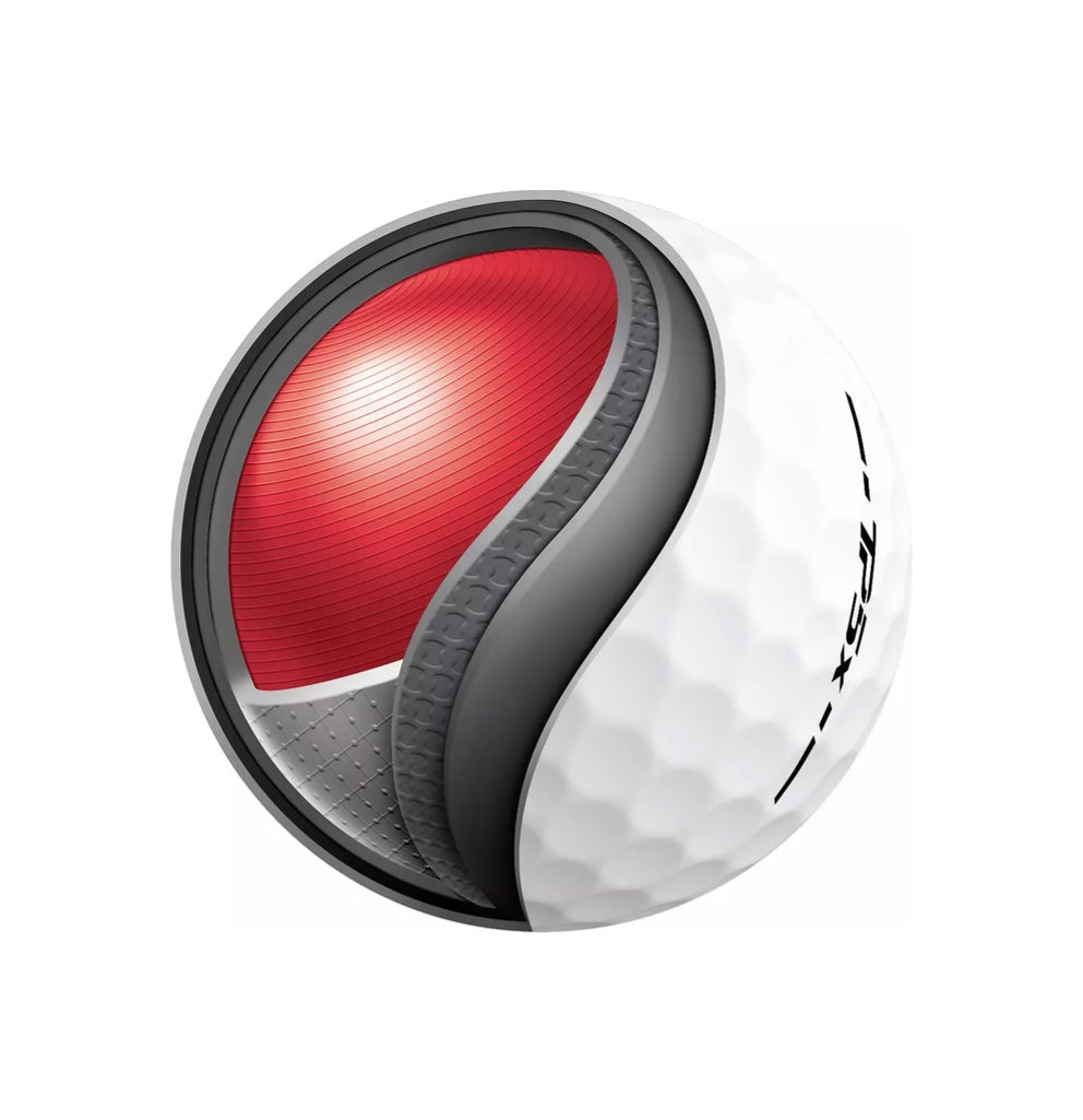 TEE UP KICKS X TAYLORMADE "i need more golf & shoes" TP5 X GOLF BALLS [1-DOZEN]