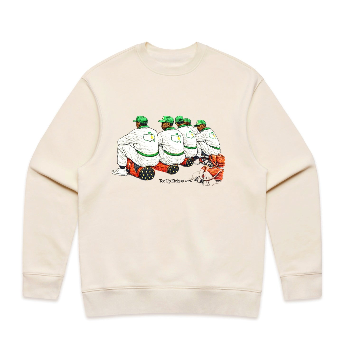 LEGENDS OF AUGUSTA CREW- CREAM/MULTI