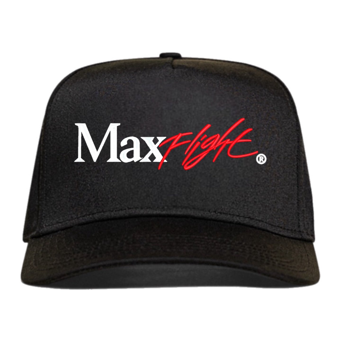 VINTAGE MAX FLIGHT SNAPBACK HAT -  BLACK/SPORT RED/WHITE