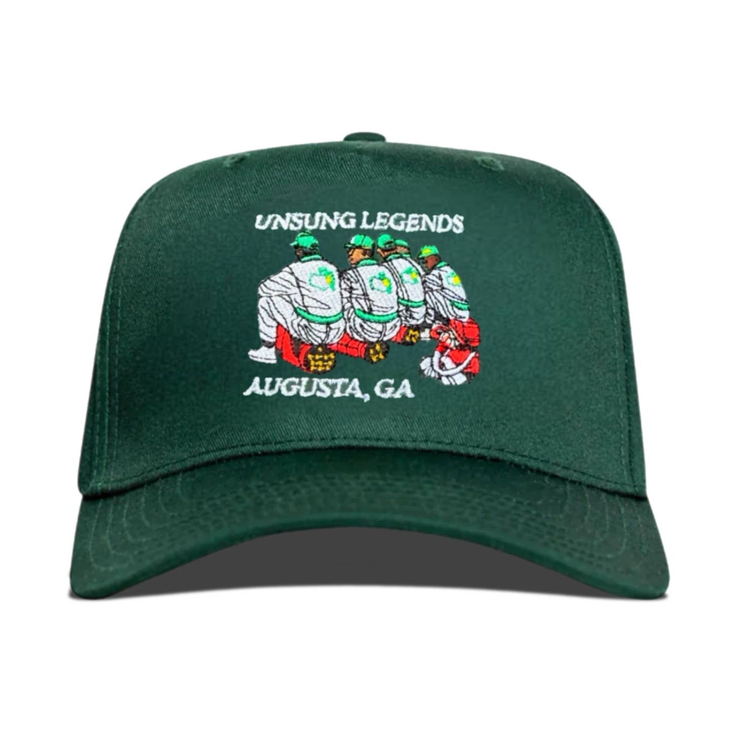 *LIMITED EDITION* UNSUNG LEGENDS OF AUGUSTA HAT - DARK GREEN/MULTI
