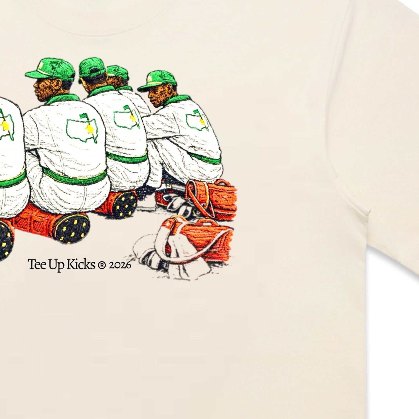 LEGENDS OF AUGUSTA SHIRT  - ECRU/MULTI