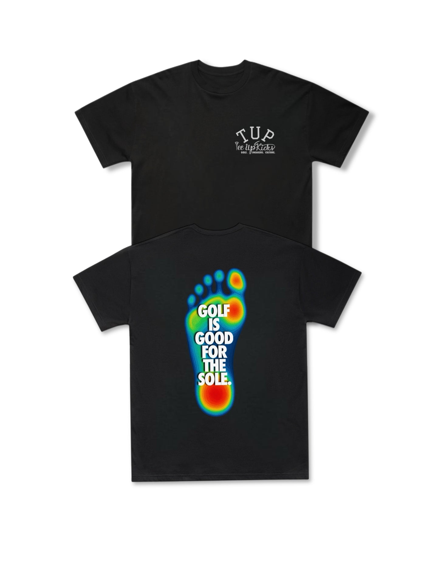 GOOD FOR THE SOLE SHIRT - BLACK/MULTI