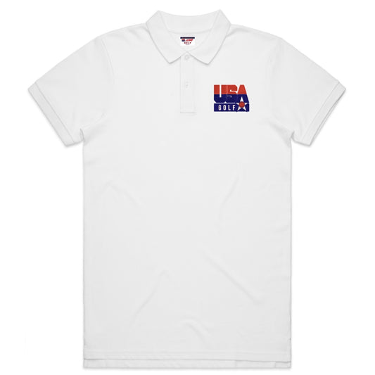 THE COACH CHUCK PIQUE POLO - WHITE