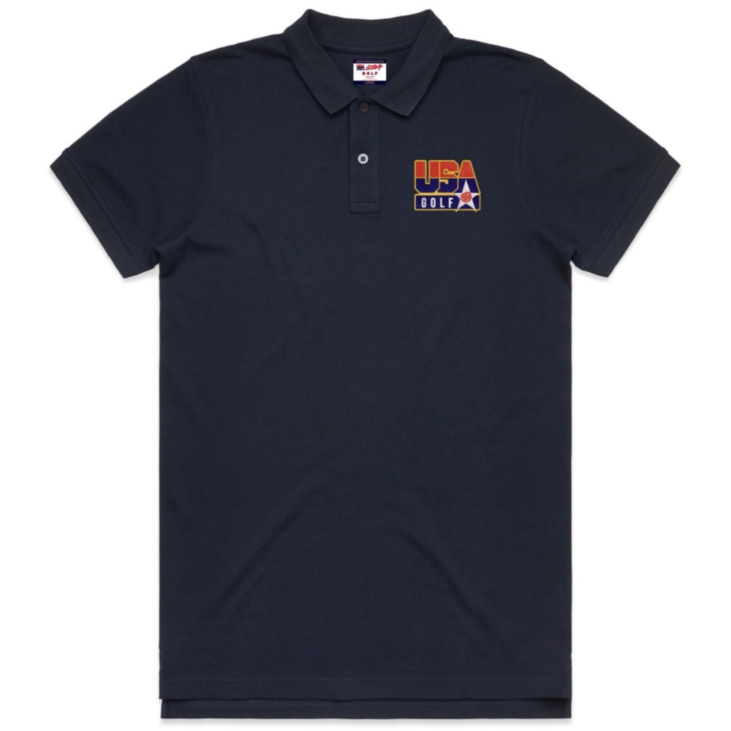 THE COACH CHUCK PIQUE POLO - NAVY