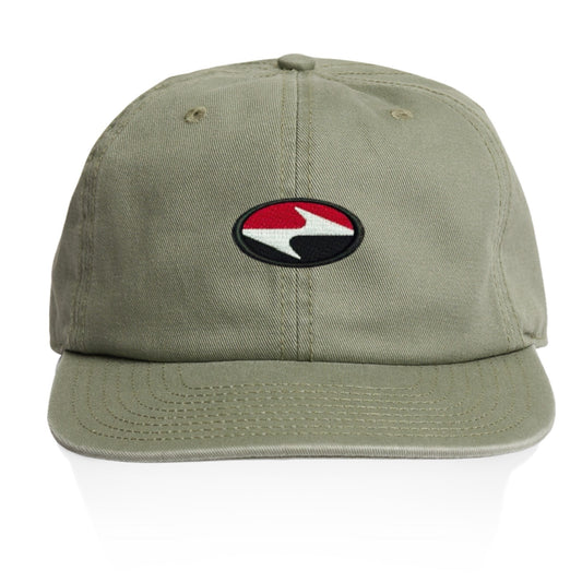 TW YING YAN UNSTRUCTURED 6-PANEL HAT - LIGHT OLIVE
