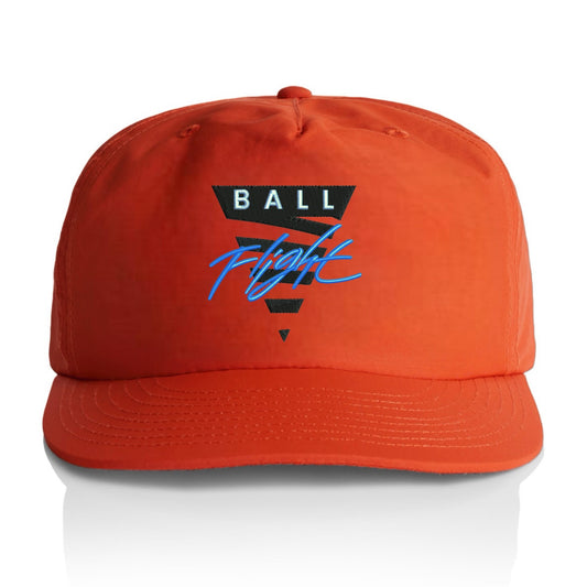 UNSTRUCTURED BALL FLIGHT NYLON HAT - SPORT RED/ROYAL BLUE/BLACK
