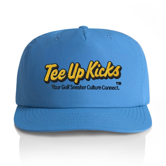 TEE UP KICKS QUICK DRY NYLON HAT - HYDRO/YELLOW/BLACK
