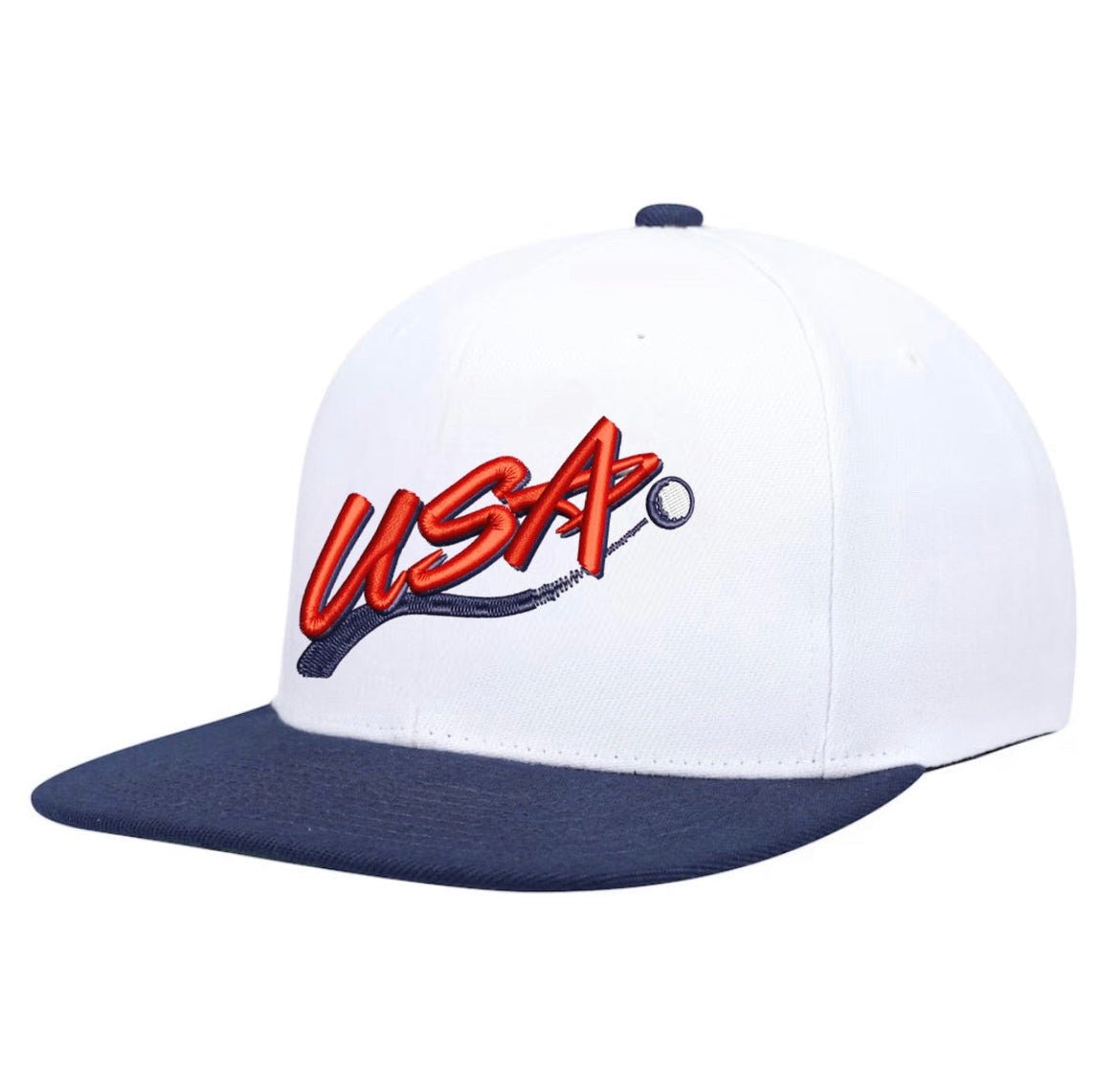 VINTAGE GOLF LIKE IT'S 1996 SNAPBACK HAT - WHITE/NAVY