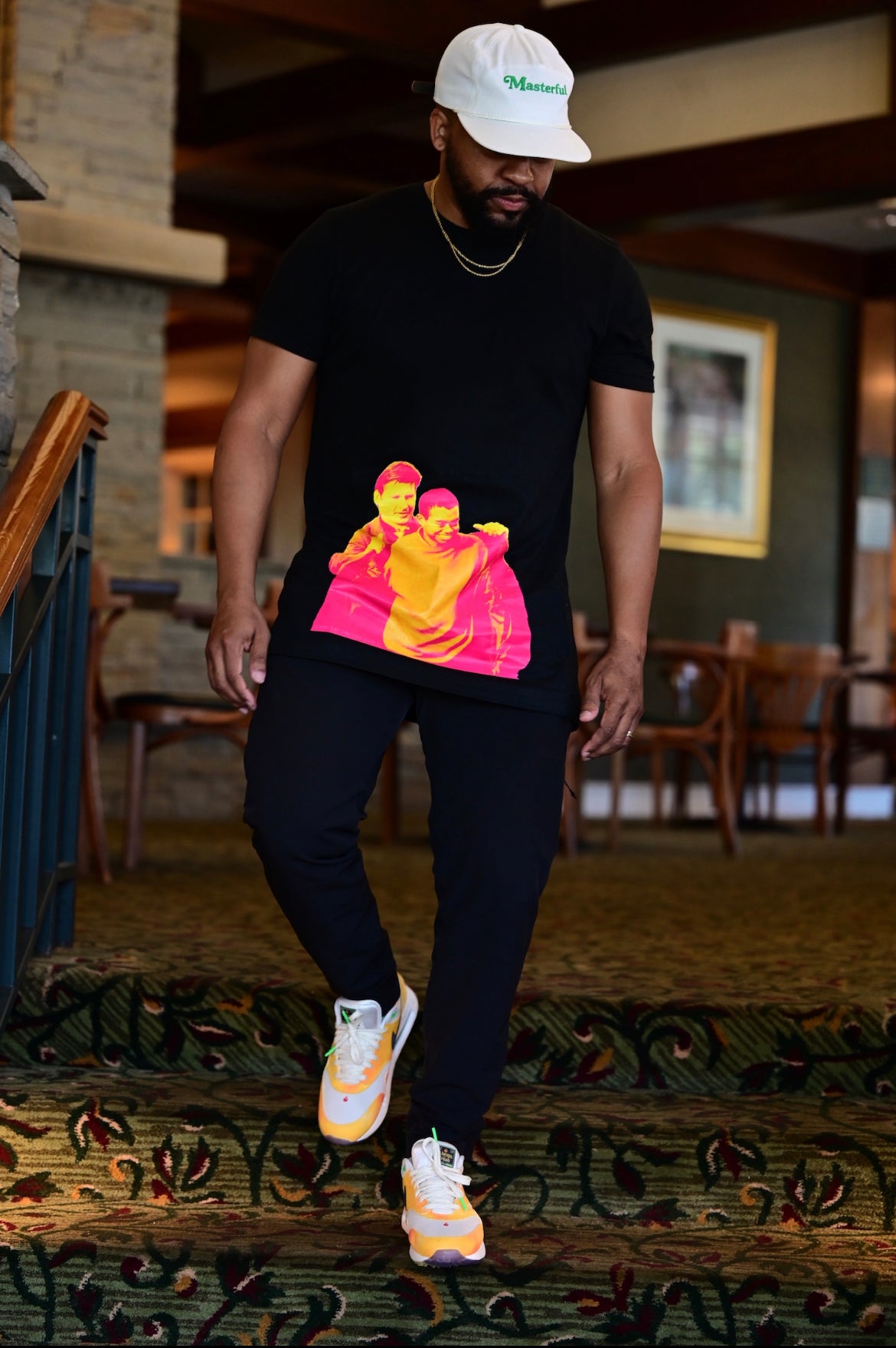 “A PEACHY VICTORY” SHIRT - BLACK