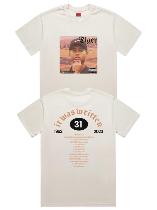 IT WAS WRITTEN TIGER TEE - OFF WHITE