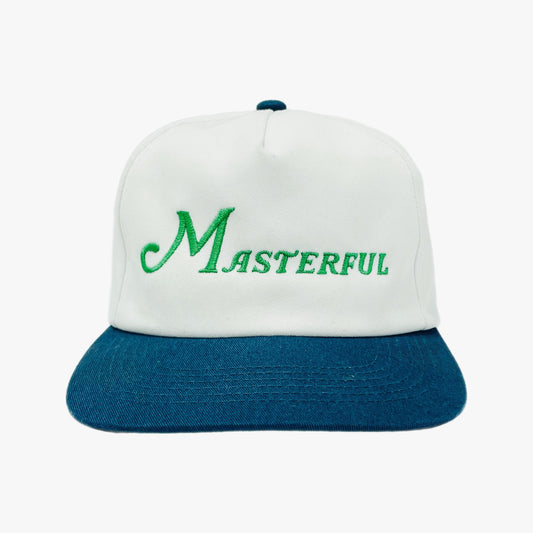 MASTERFUL SNAPBACK - WHITE/VINTAGE BLUE/GREEN