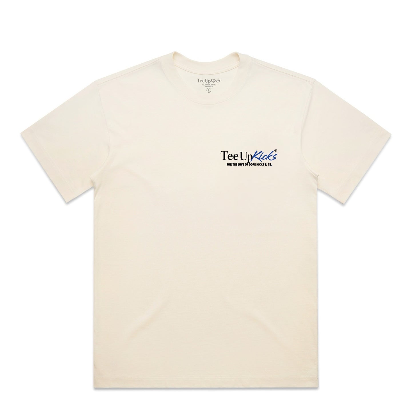 THE BEST GOLF SHOE EVER SHIRT - ECRU/GREEN/BLUE