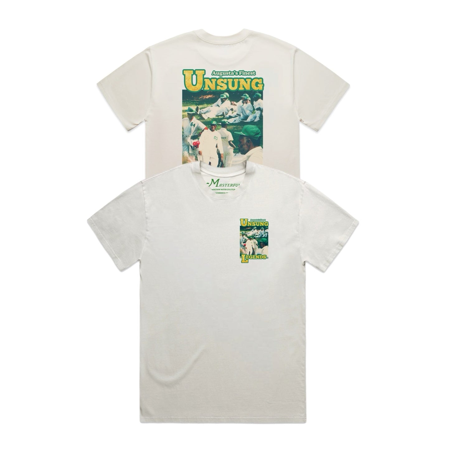 UNSUNG LEGENDS ALTERNATE SHIRT- BONE/GREEN/GOLD