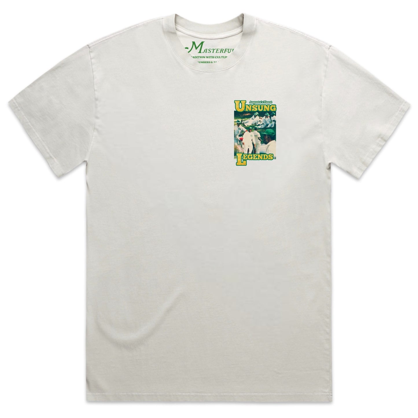 UNSUNG LEGENDS ALTERNATE SHIRT- BONE/GREEN/GOLD